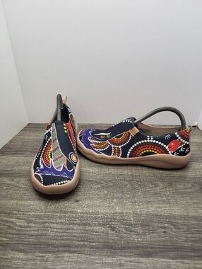 UIN Men's Walking Shoes Slip On Casual Sneakers Crocodile Men Sz 7